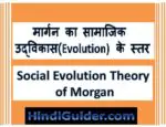 मार्गन का सामाजिक उद्विकास के स्तर | Social Evolution Theory of Morgan in hindi