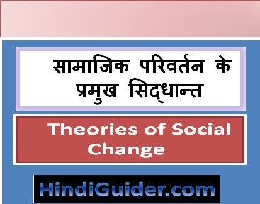 Read more about the article सामाजिक परिवर्तन के प्रमुख सिद्धांत | Theories of Social Change in Hindi