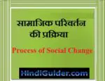 सामाजिक परिवर्तन की प्रक्रियाओं से आप क्या समझते हैं? | Process of Social Change in Hindi