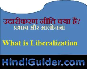 Read more about the article उदारीकरण की नीति क्या है?, प्रभाव तथा आलोचना | What is Liberalization in Hindi