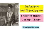 फ्रेडरिक हेगल का प्रत्यय सिद्धान्त, द्वन्द्व-न्याय | Friedrich Hegel’s Concept Theory